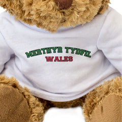 MERTHYR TYDFIL, WALES - Teddy Bear - Cute Cuddly Soft - Welsh Gift Present