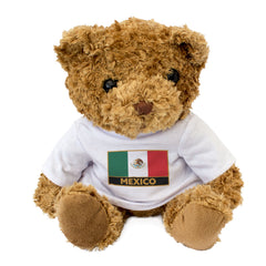 MEXICO FLAG PATCH - Teddy Bear - Cute Funny Soft - Mexican Souvenir Gift Present