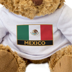 MEXICO FLAG PATCH - Teddy Bear - Cute Funny Soft - Mexican Souvenir Gift Present