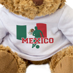 MEXICO FLAG (FOOTBALL) - Teddy Bear - Cute - Mexican Soccer Fan Gift Present