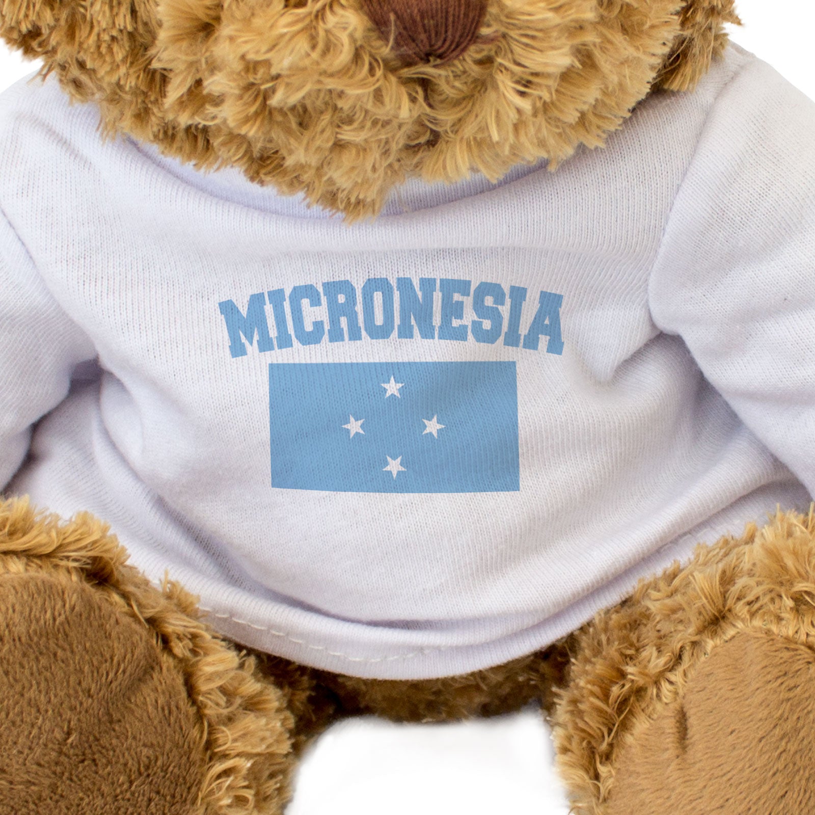 MICRONESIA + FLAG - Teddy Bear - Cute Funny Micronesian Souvenir Gift Present - Image 3