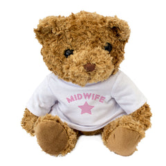 MIDWIFE - Teddy Bear - Cute Cuddly Soft Adorable - Funny Gift Present