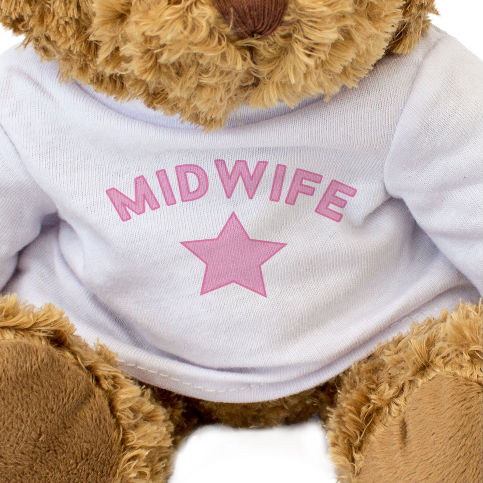 MIDWIFE - Teddy Bear - Cute Cuddly Soft Adorable - Funny Gift Present