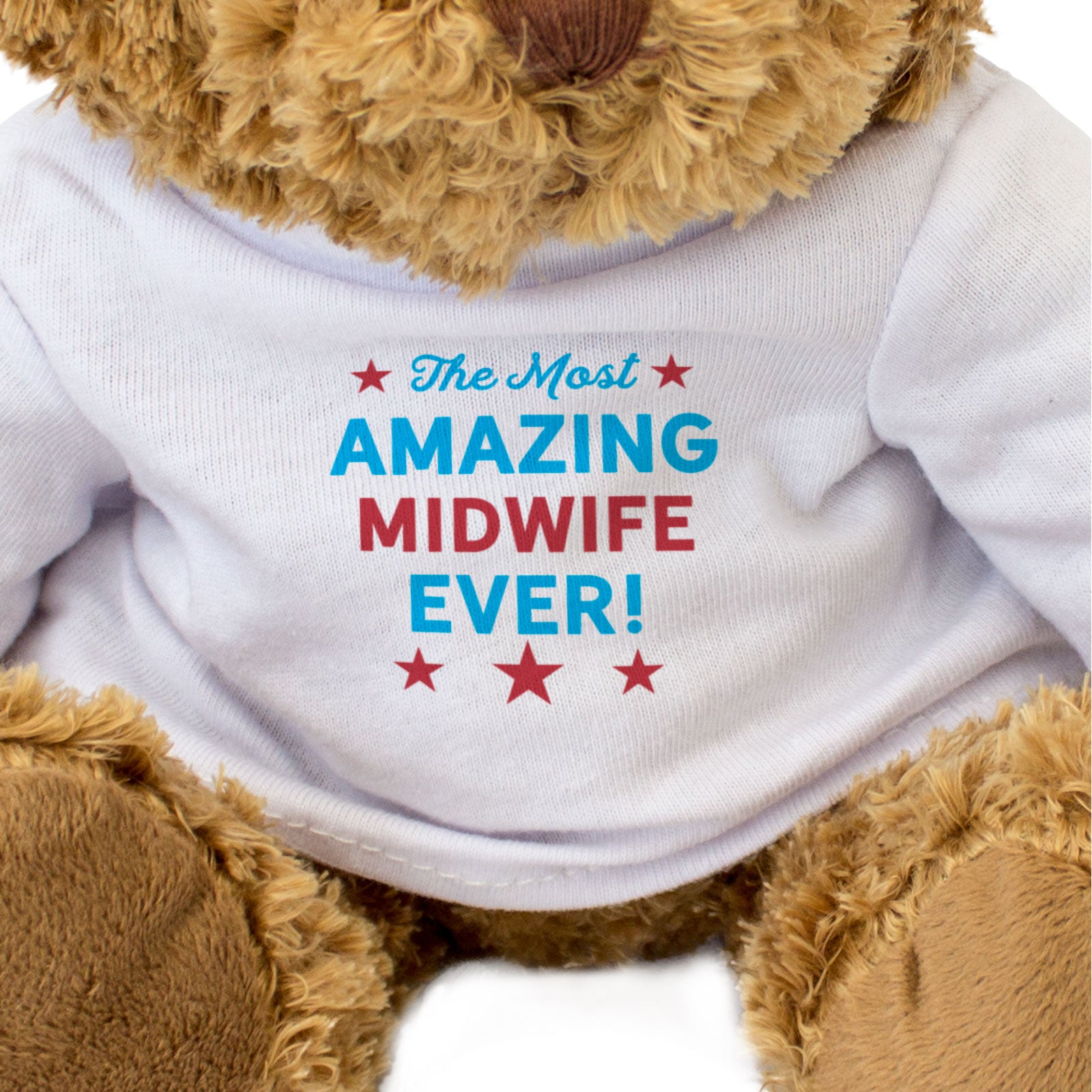 THE MOST AMAZING MIDWIFE EVER - Teddy Bear - Cute Soft - Funny Gift Present