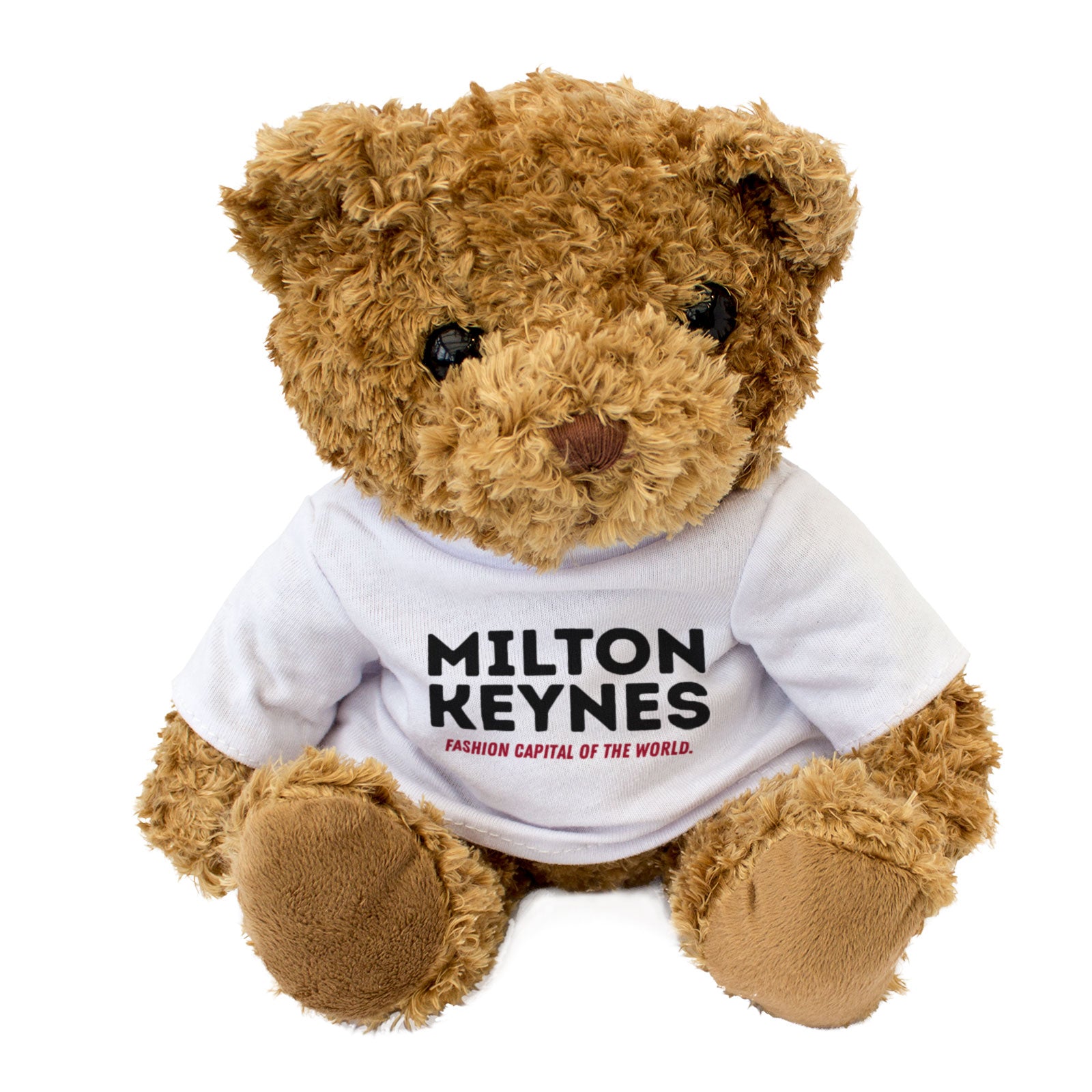 MILTON KEYNES: FASHION CAPITAL OF THE WORLD - Teddy Bear - Funny Gift Present
