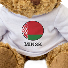 MINSK (BELARUS FLAG ROUNDEL) - Teddy Bear - Funny Souvenir Gift Present