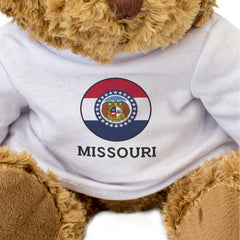 MISSOURI FLAG ROUNDEL - Teddy Bear - Cute Cuddly Soft - USA Gift Present