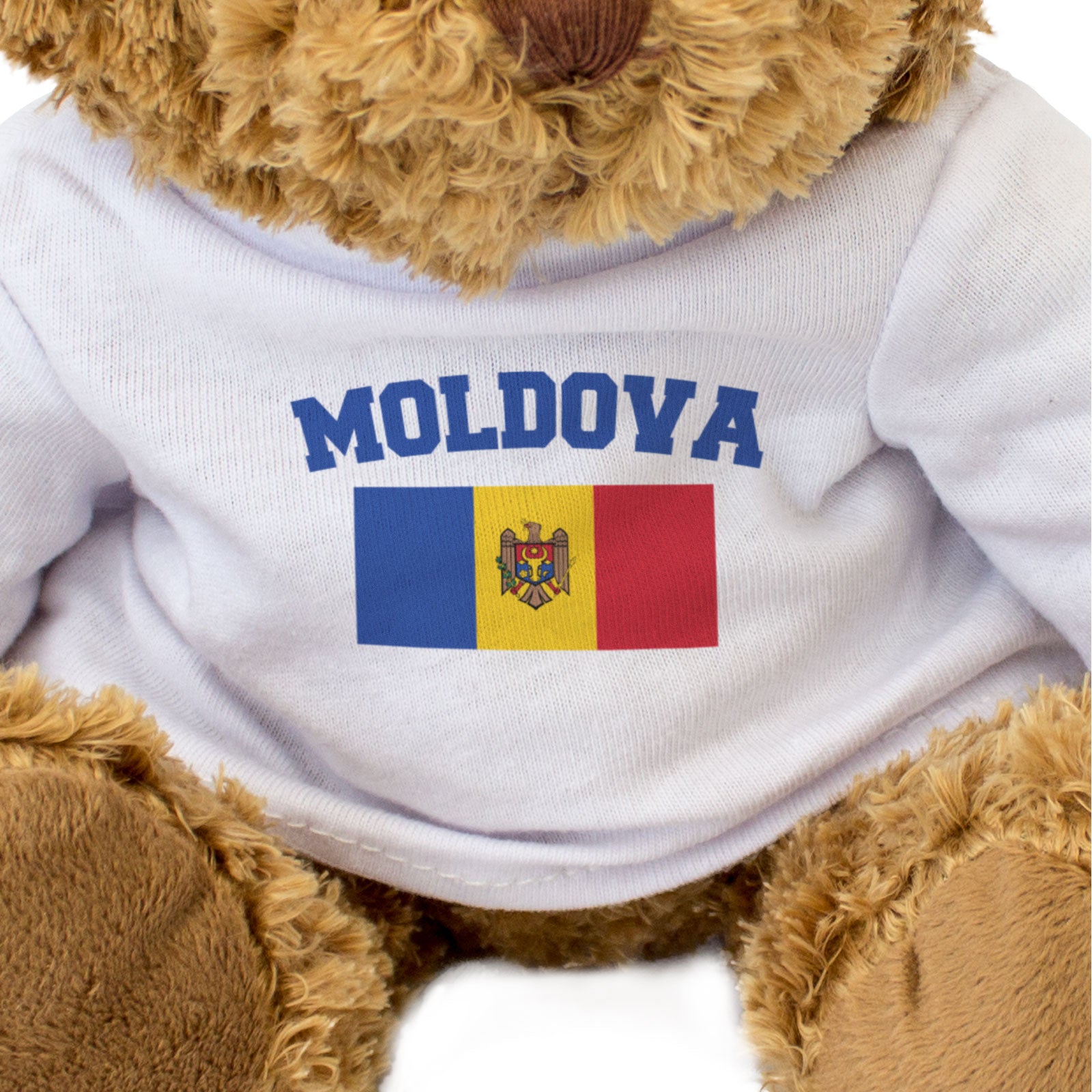 MOLDOVA + FLAG - Teddy Bear - Cute Soft Funny - Moldovan Souvenir Gift Present