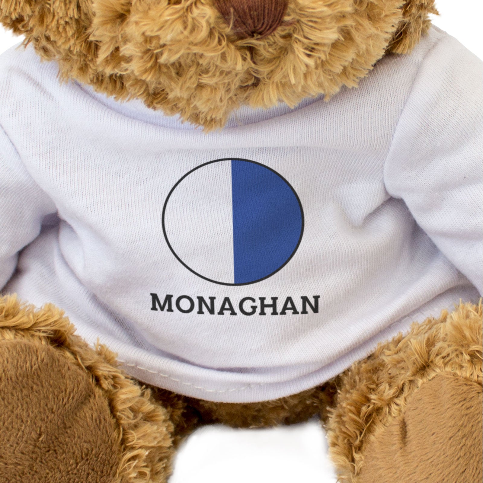 MONAGHAN COUNTY COLOURS (ROUNDEL) - Teddy Bear - Cute - Ireland Gift Present