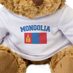 MONGOLIA + FLAG - Teddy Bear - Cute Soft - Funny Mongolian Souvenir Gift Present