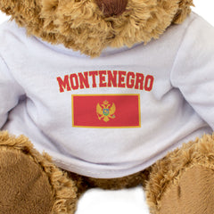 MONTENEGRO + FLAG - Teddy Bear - Cute Cuddly Soft - Funny Souvenir Gift Present