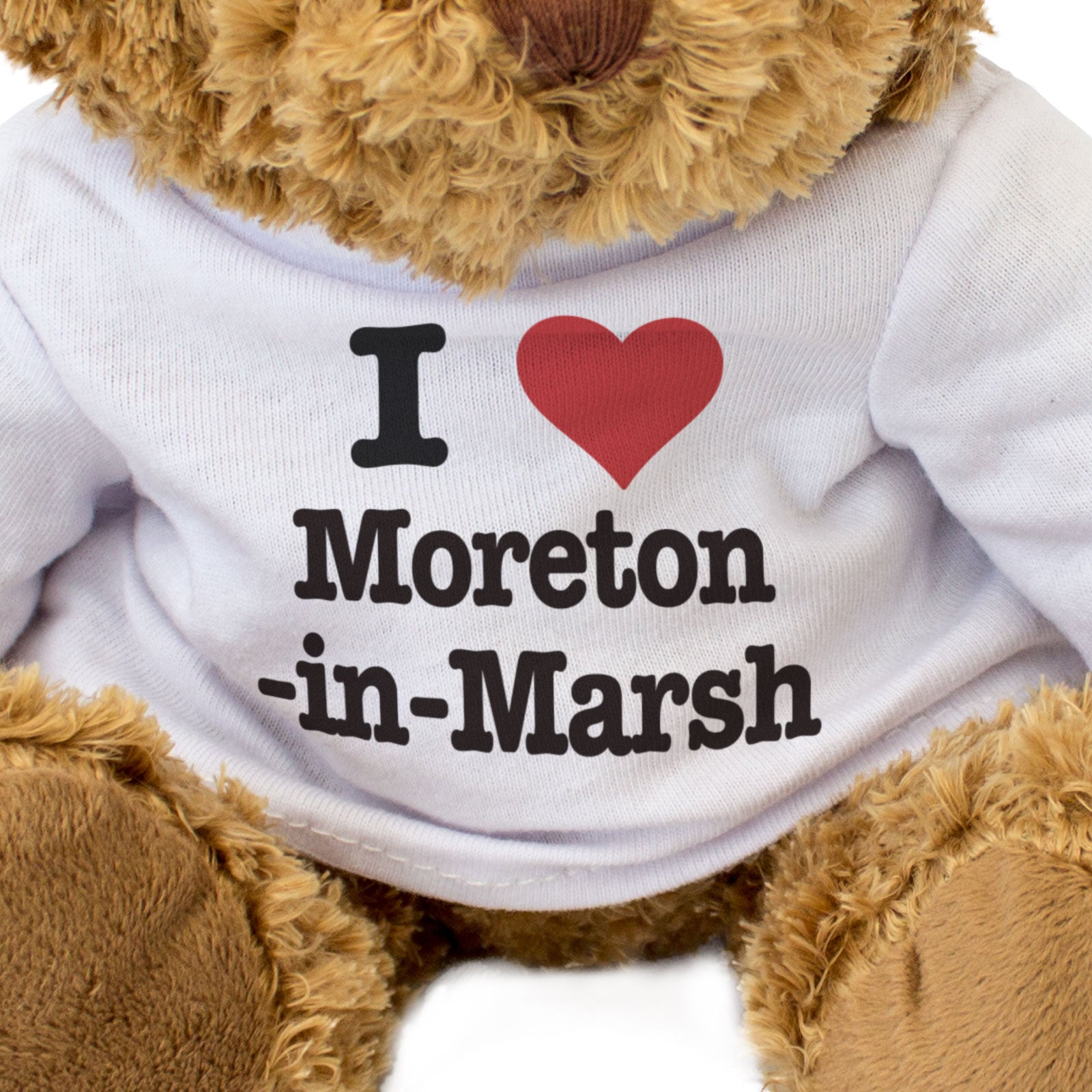 I LOVE MORETON-IN-MARSH - Teddy Bear - Cute - Funny Cotswolds Gift Present