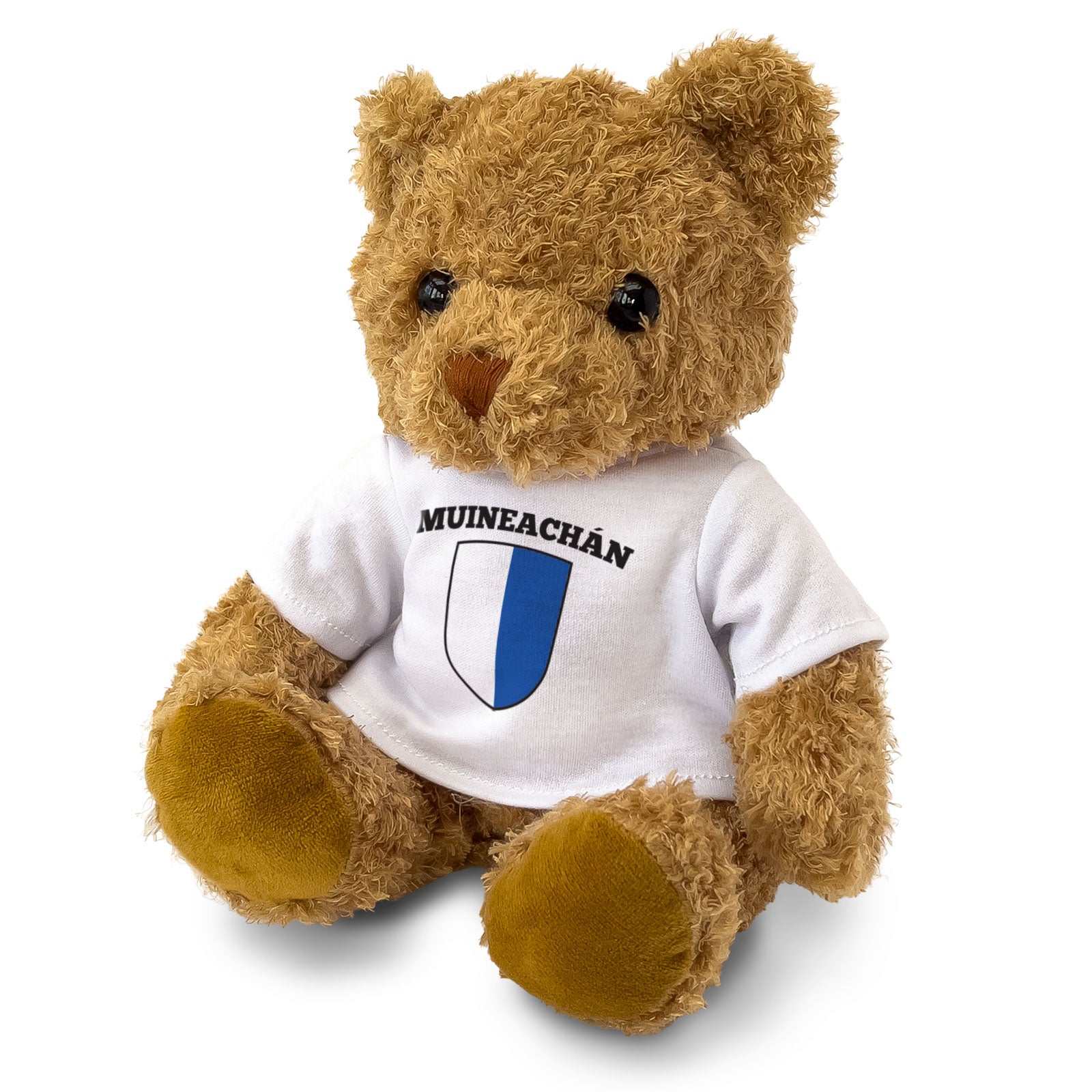 MUINEACHÁN (MONAGHAN) COUNTY COLOURS - Teddy Bear - Ireland Gaeilge Gift Present