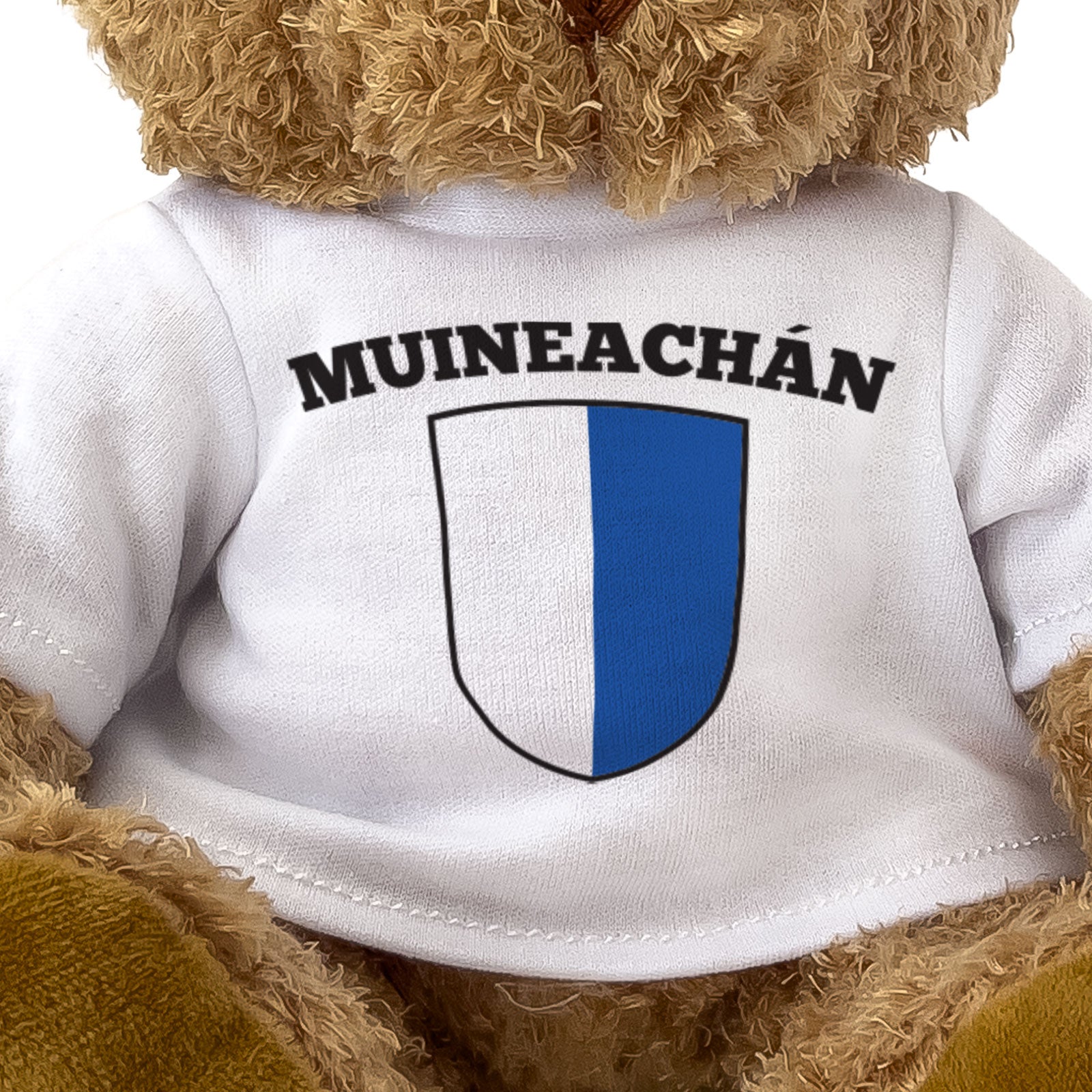MUINEACHÁN (MONAGHAN) COUNTY COLOURS - Teddy Bear - Ireland Gaeilge Gift Present