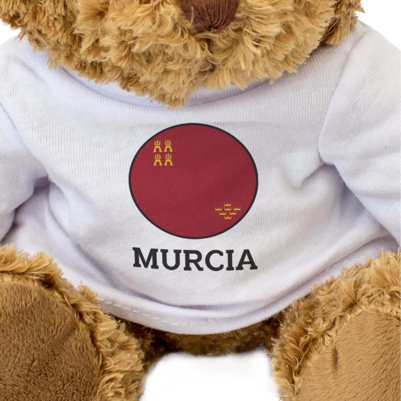 MURCIA FLAG ROUNDEL - Teddy Bear - Cute Cuddly - Spain Souvenir Gift Present