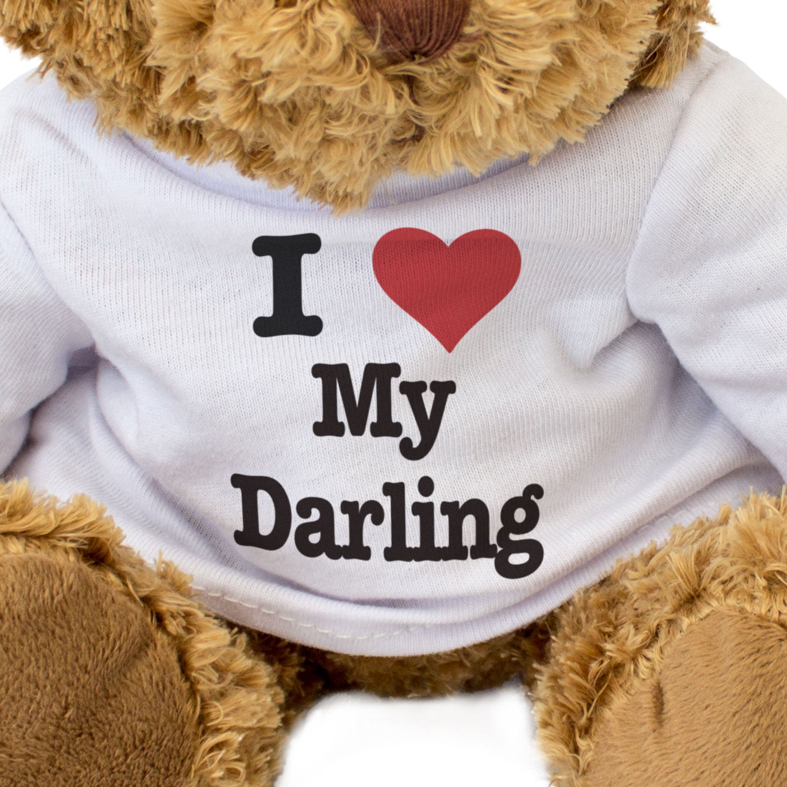 I LOVE MY DARLING - Teddy Bear - Cute Cuddly Soft Adorable - Gift Present