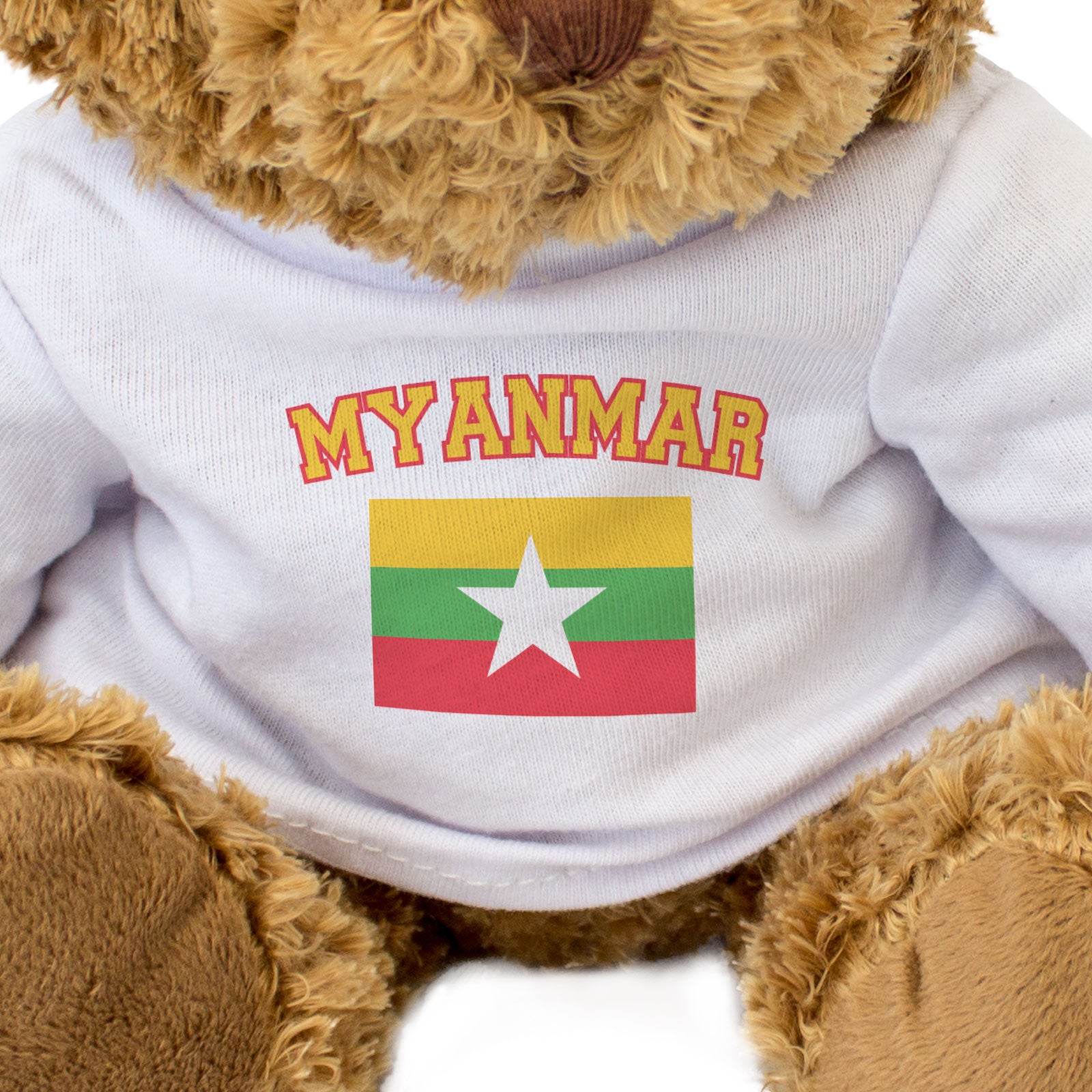 MYANMAR + FLAG - Teddy Bear - Cute Funny Burmese Souvenir Gift Present - Image 3