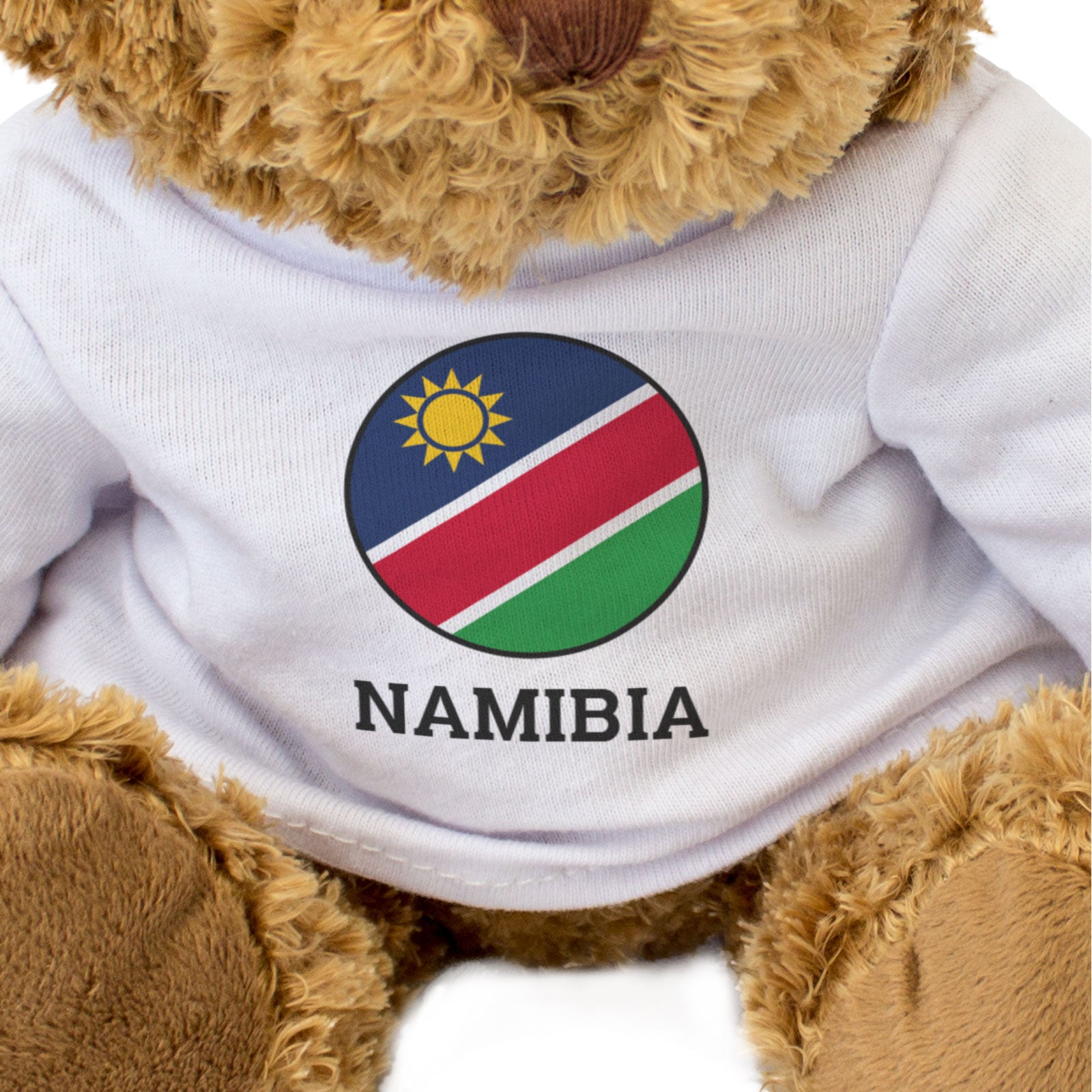 NAMIBIA FLAG ROUNDEL - Teddy Bear - Cute Cuddly - Namibian Gift Present