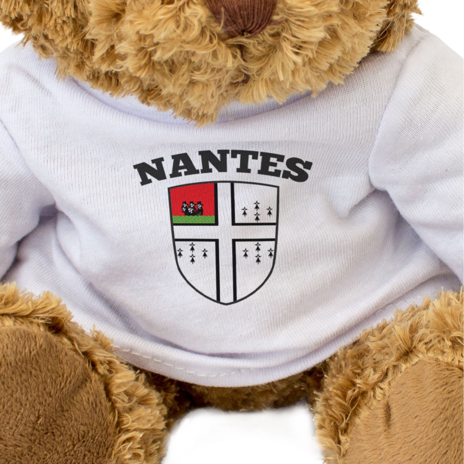 NANTES CITY FLAG - Teddy Bear - Cute Cuddly Soft Adorable - France Gift Present