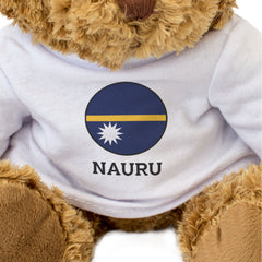 NAURU FLAG ROUNDEL - Teddy Bear - Cute Cuddly Soft - Nauruan Gift Present