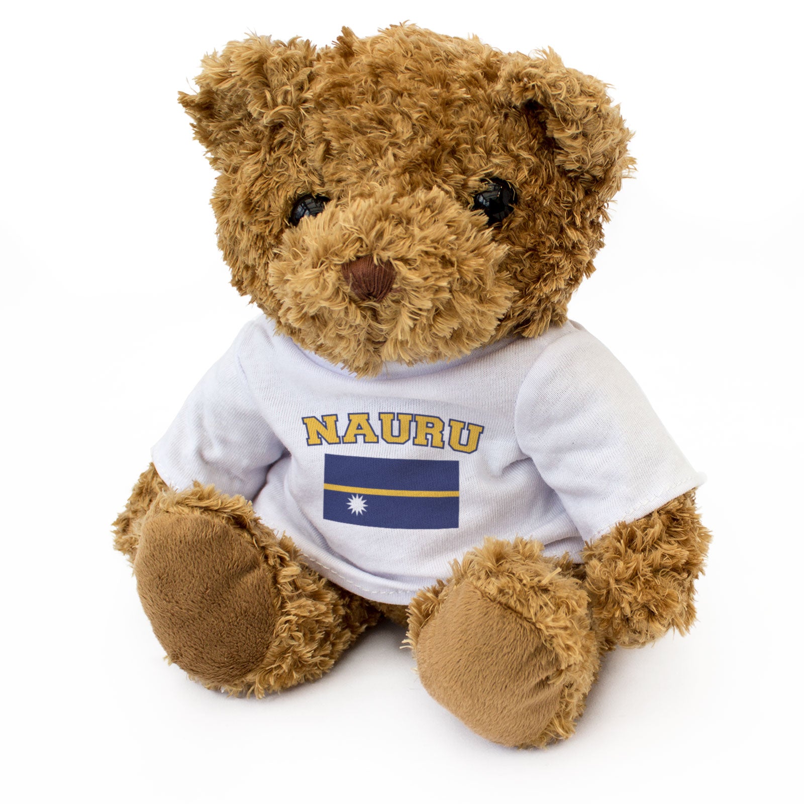 NAURU + FLAG - Teddy Bear - Cute Funny Nauruan Souvenir Gift Present - Image 1