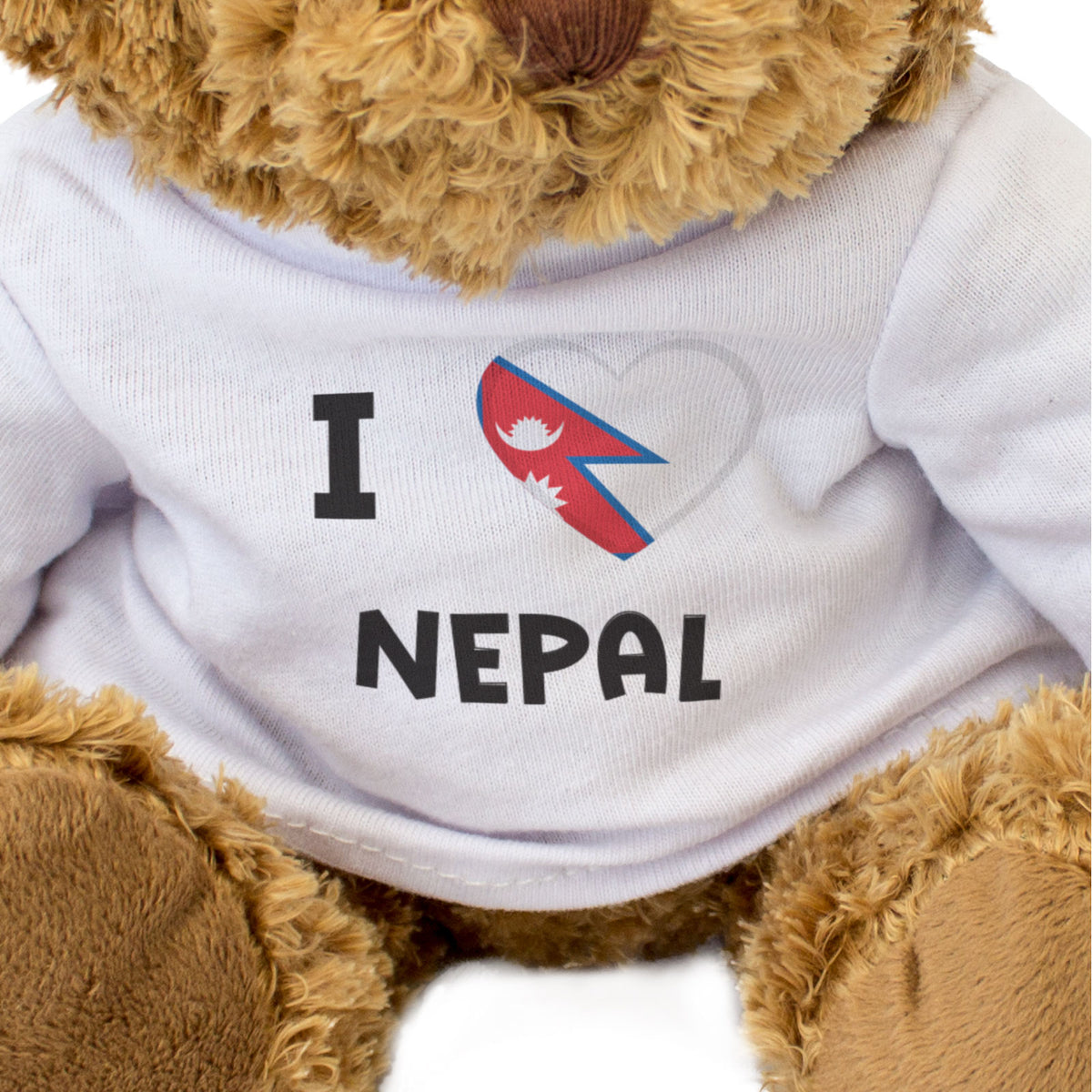 I Love Nepal Flag - Teddy Bear