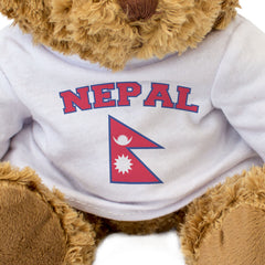 NEPAL + FLAG - Teddy Bear - Cute Funny Nepali Souvenir Gift Present - Image 3