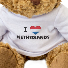 I Love Netherlands Flag - Teddy Bear