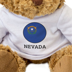 NEVADA FLAG ROUNDEL - Teddy Bear - Cute Cuddly Soft - USA Gift Present