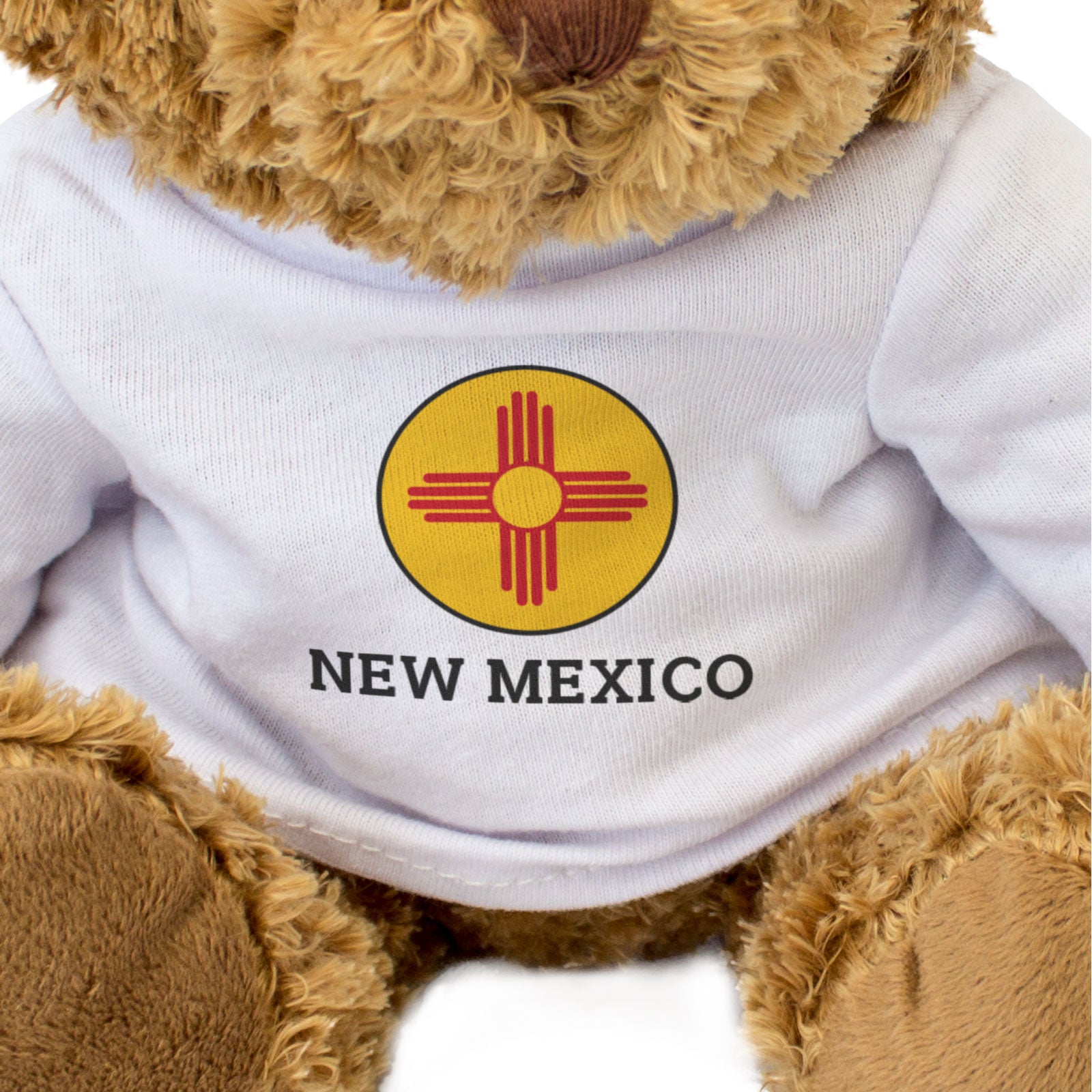 NEW MEXICO FLAG ROUNDEL - Teddy Bear - Cute Cuddly Soft - USA Gift Present