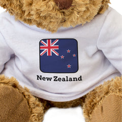 NEW ZEALAND FLAG SQUARE - Teddy Bear - Cute Funny - Kiwi Souvenir Gift Present