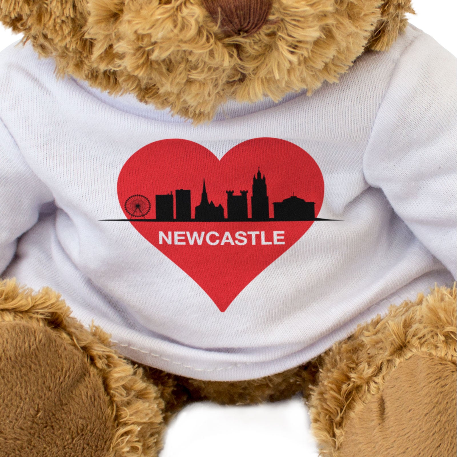 NEWCASTLE SKYLINE - Teddy Bear - Cute Cuddly - Geordie Souvenir Gift Present