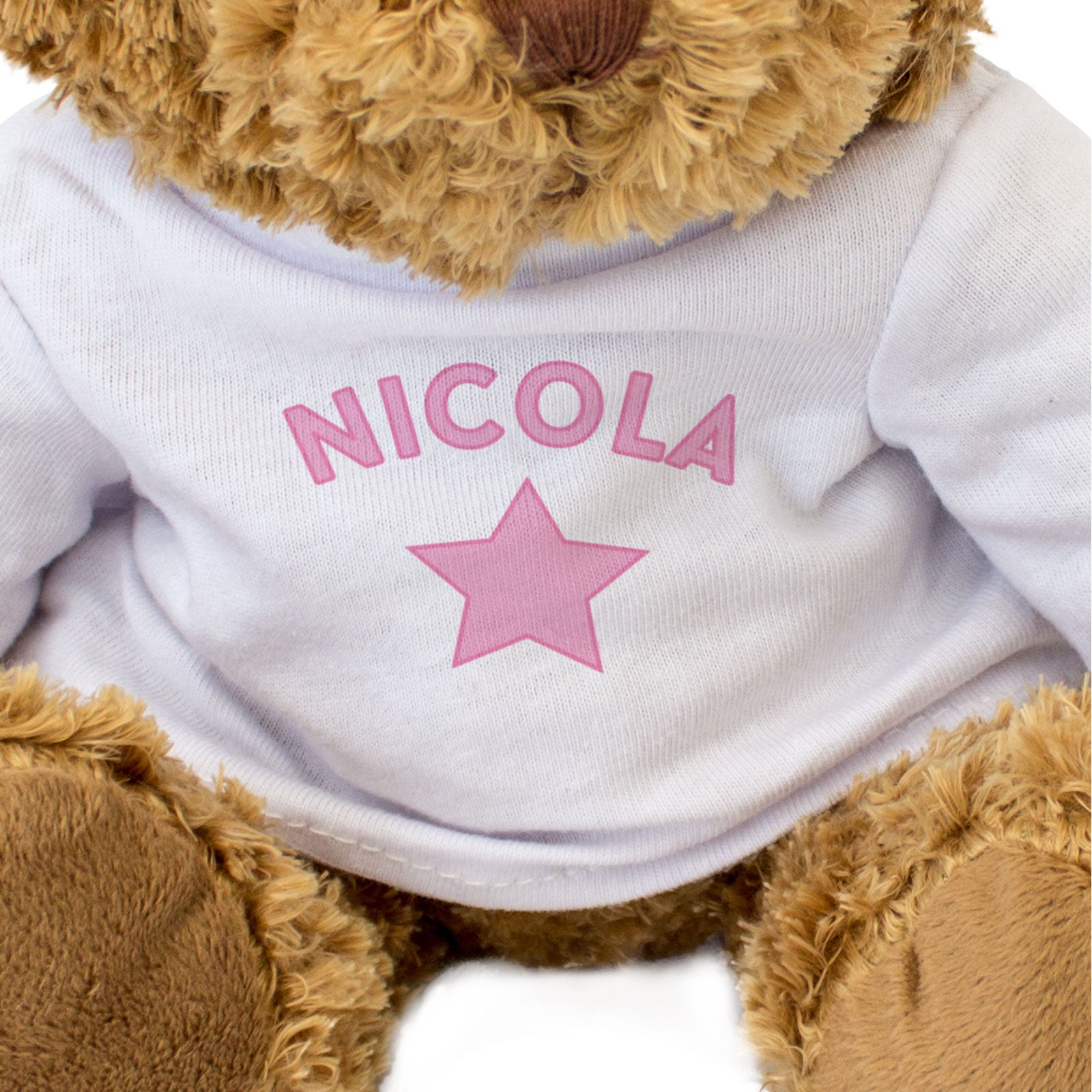 NICOLA - Teddy Bear - Cute Cuddly Soft Adorable - Funny Gift Present