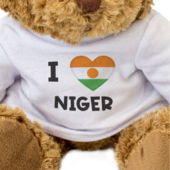 I Love Niger Flag - Teddy Bear