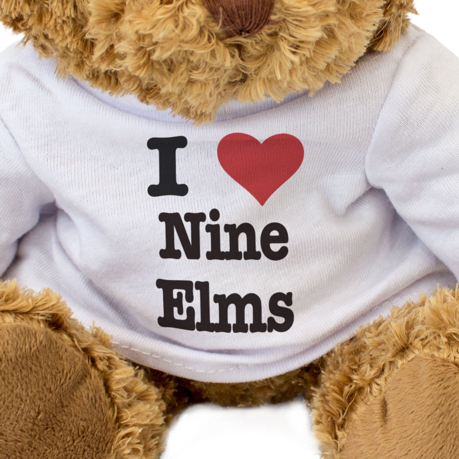 I LOVE NINE ELMS - Teddy Bear - Cute Cuddly Soft Adorable - Gift Present