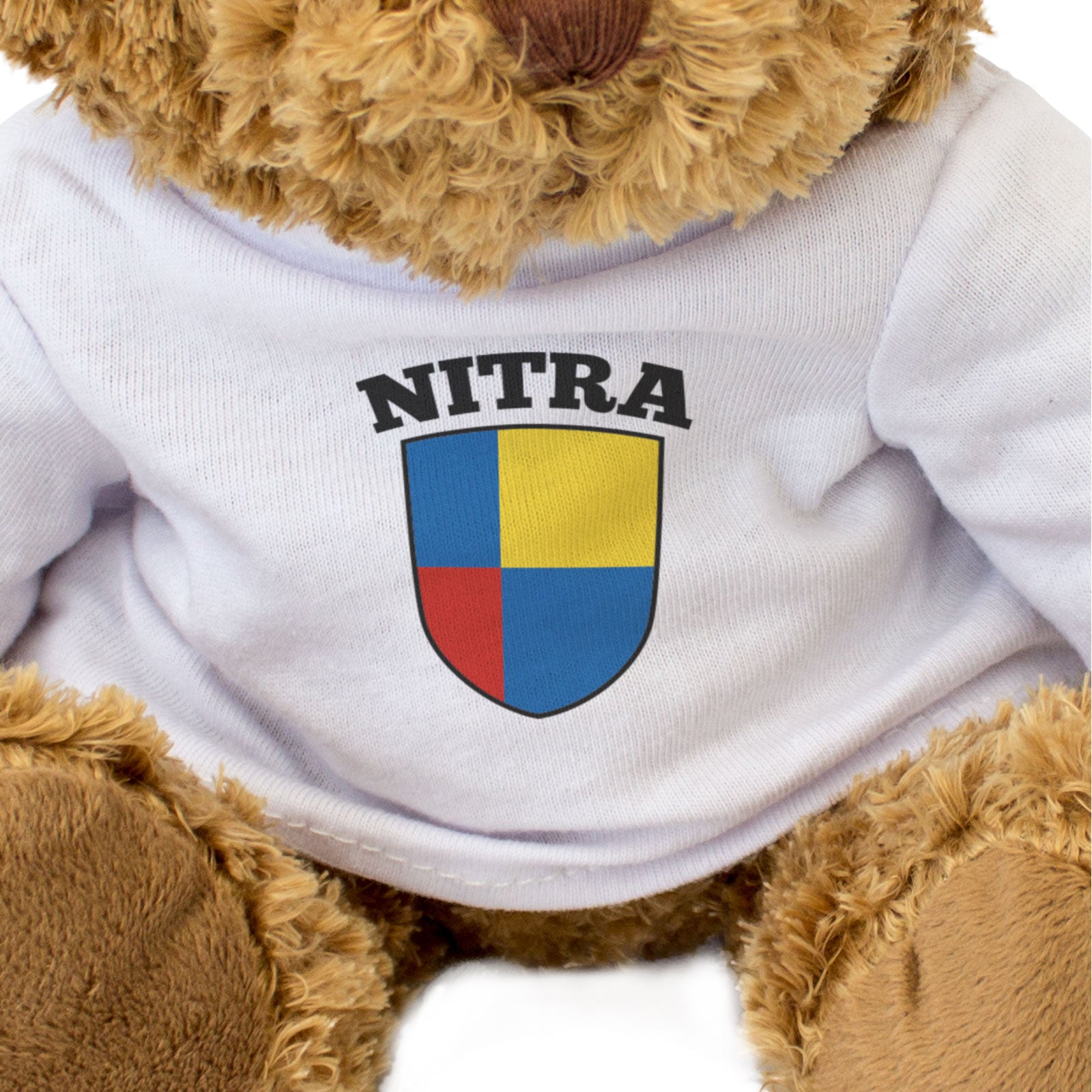 NITRA REGION FLAG - Teddy Bear - Cute Cuddly Soft - Slovakia Gift Present