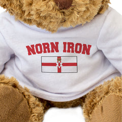 NORN IRON + FLAG - Teddy Bear - Funny Northern Ireland Souvenir Gift Present