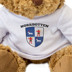 NORRBOTTEN FLAG - Teddy Bear - Cute Cuddly Soft Adorable - Sweden Gift Present