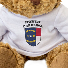 North Carolina Flag - Teddy Bear - Gift Present