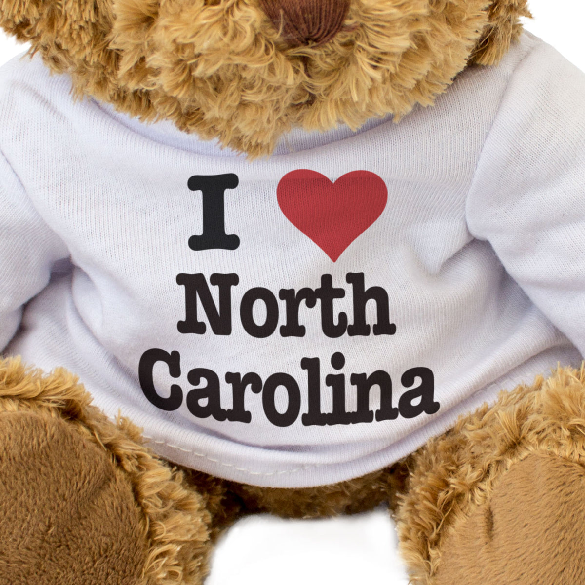 I Love North Carolina - Teddy Bear - Gift Present