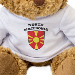 North Macedonia Flag - Teddy Bear - Gift Present