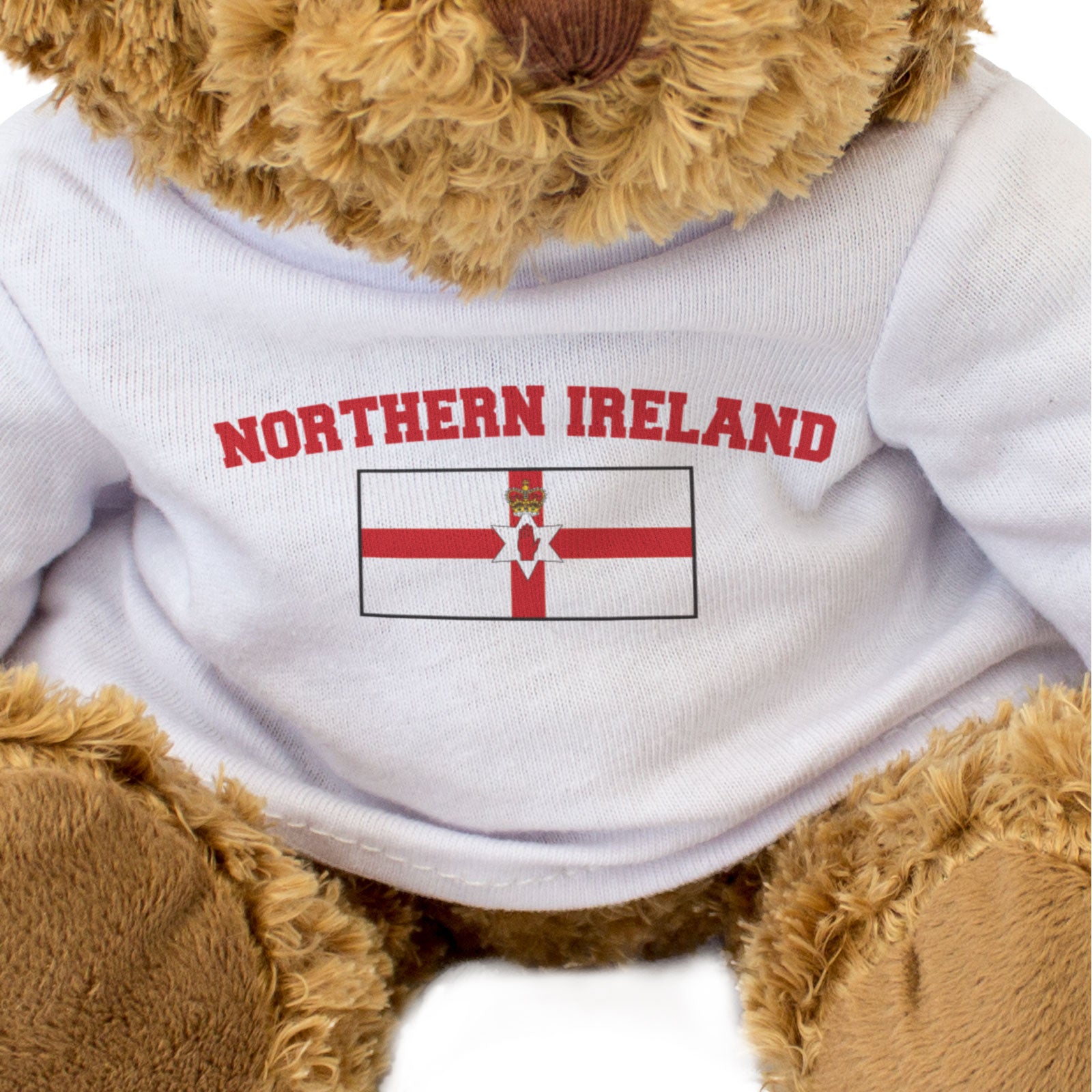 NORTHERN IRELAND + FLAG - Teddy Bear - Cute Funny Soft - Souvenir Gift Present