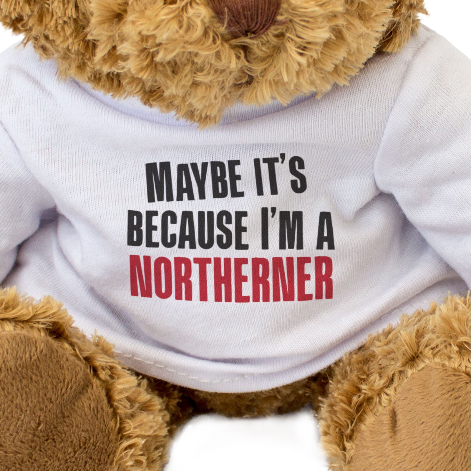 MAYBE IT'S BECAUSE I'M A NORTHERNER - Teddy Bear - Cute Funny Gift Present