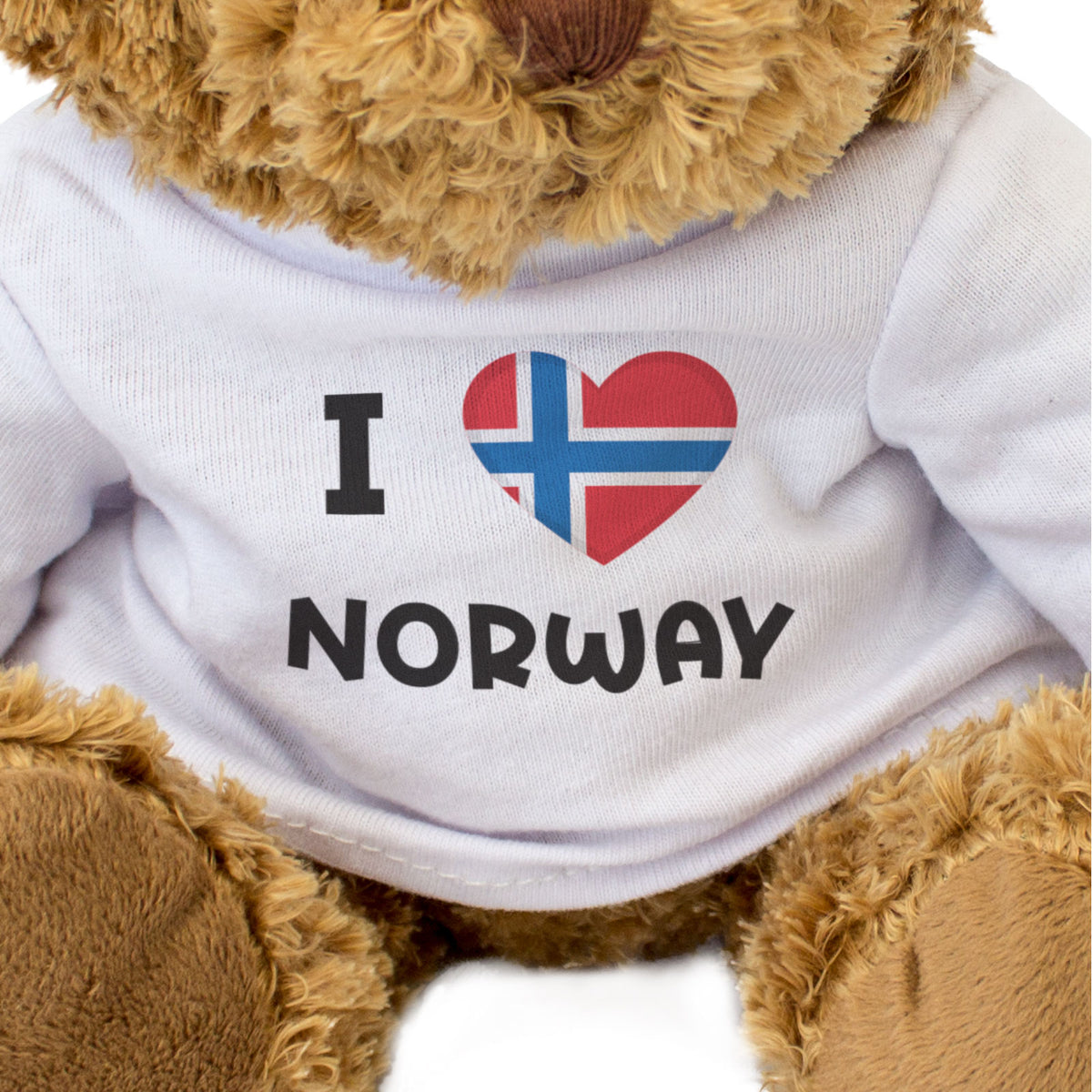 I Love Norway Flag - Teddy Bear