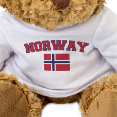 NORWAY + FLAG - Teddy Bear - Cute Funny Soft - Norwegian Souvenir Gift Present