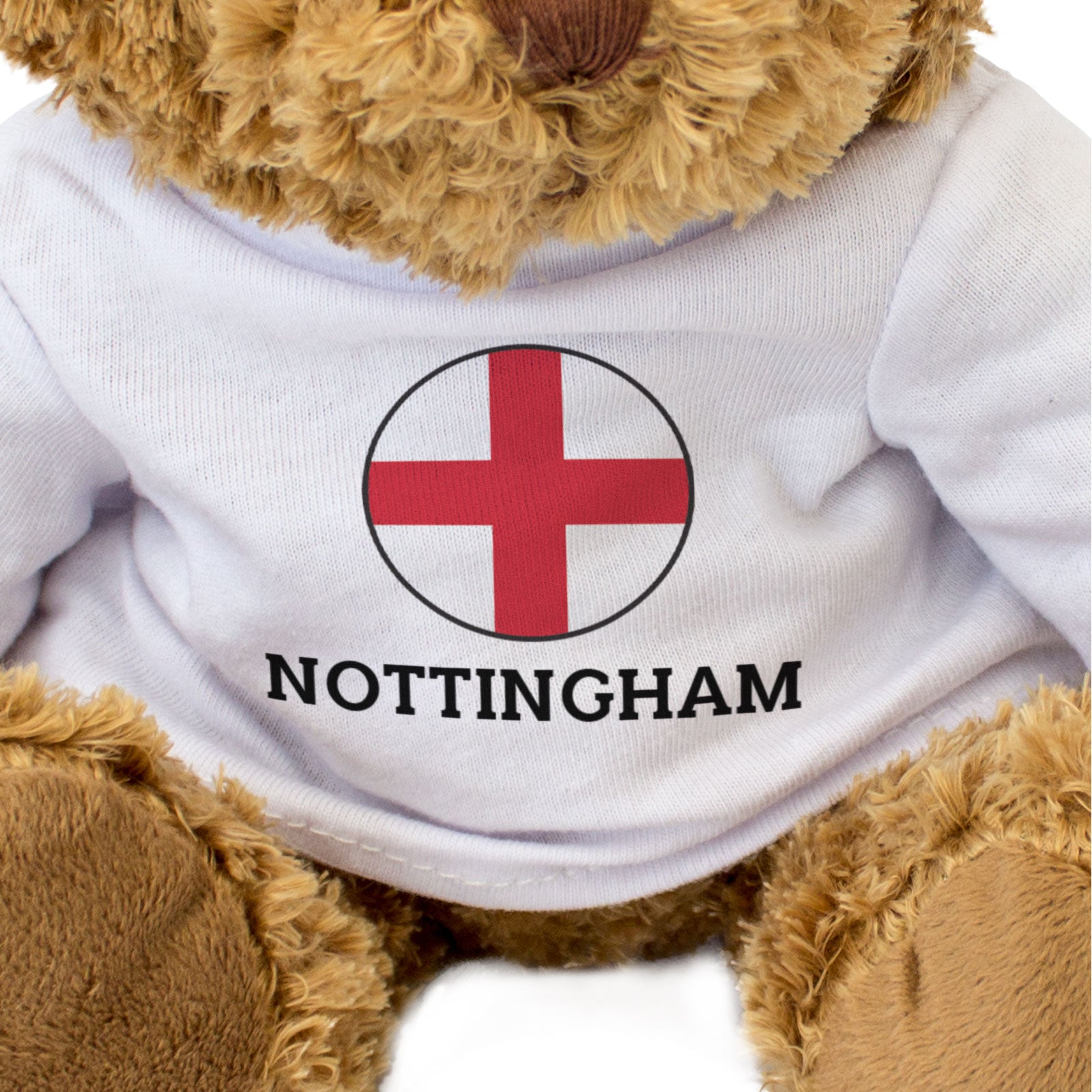 NOTTINGHAM (ENGLAND FLAG ROUNDEL) - Teddy Bear - Funny Souvenir Gift Present