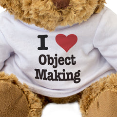 I LOVE OBJECT MAKING - Teddy Bear - Cute Funny Soft - Arts & Crafts Gift Present