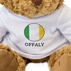 OFFALY COUNTY COLOURS (ROUNDEL) - Teddy Bear - Cute - Ireland Gift Present