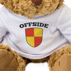 OFFSIDE FLAG - Teddy Bear - Cute Cuddly Soft - Football Linesman Gift Present