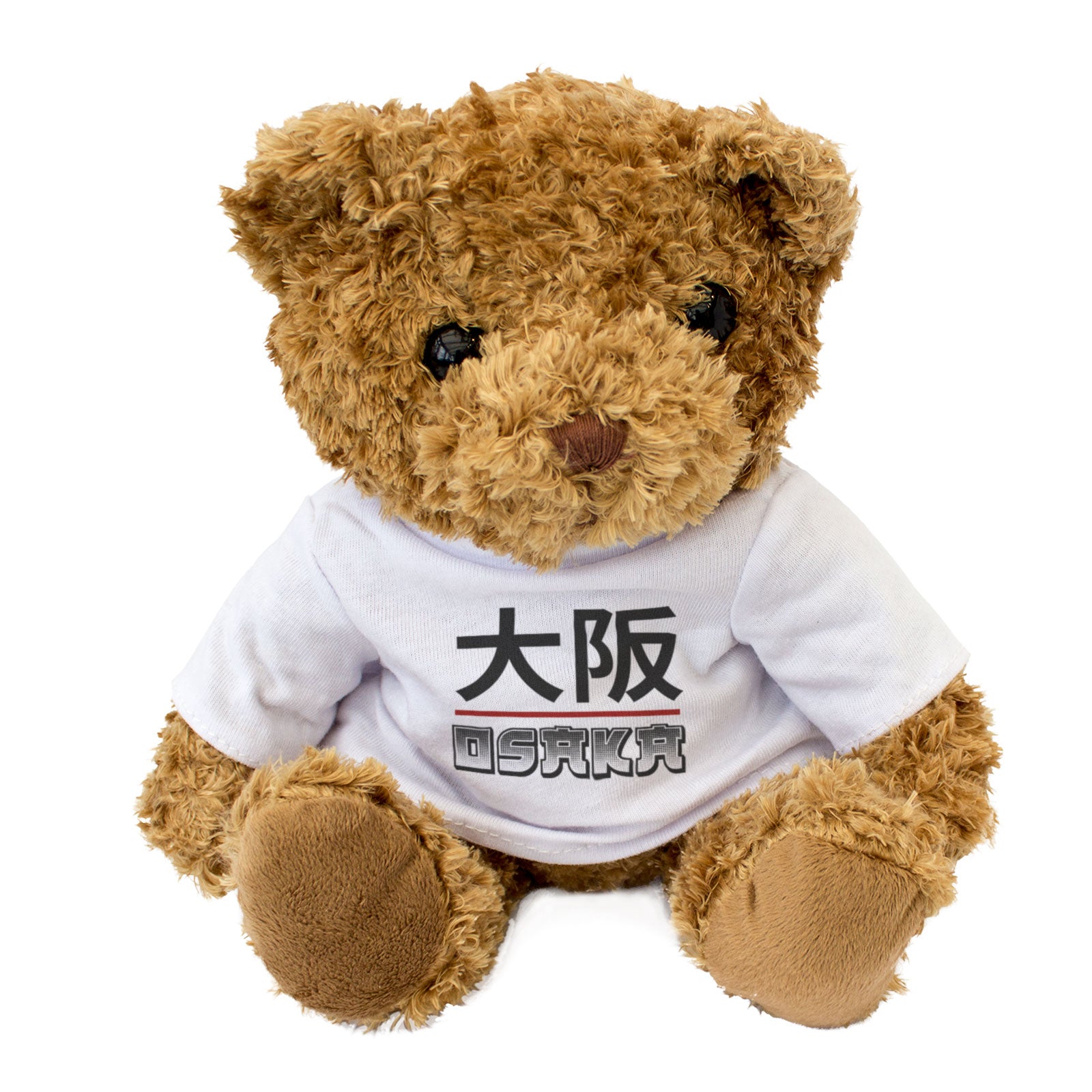 OSAKA (KANJI) - Teddy Bear - Cute Cuddly - Japanese Souvenir Gift Present